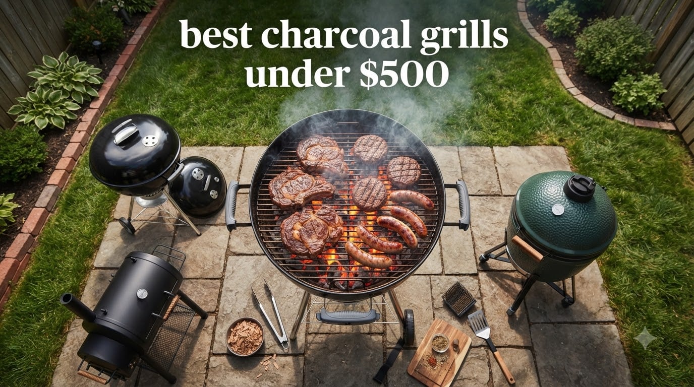 best charcoal grills under $500