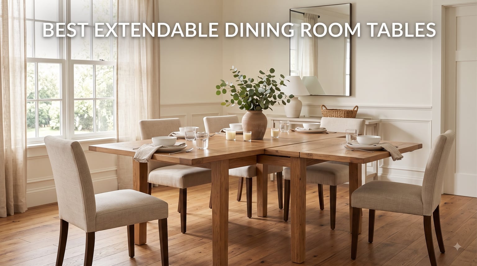 8 Best Extendable Dining Room Tables (September 2026) Tested Picks