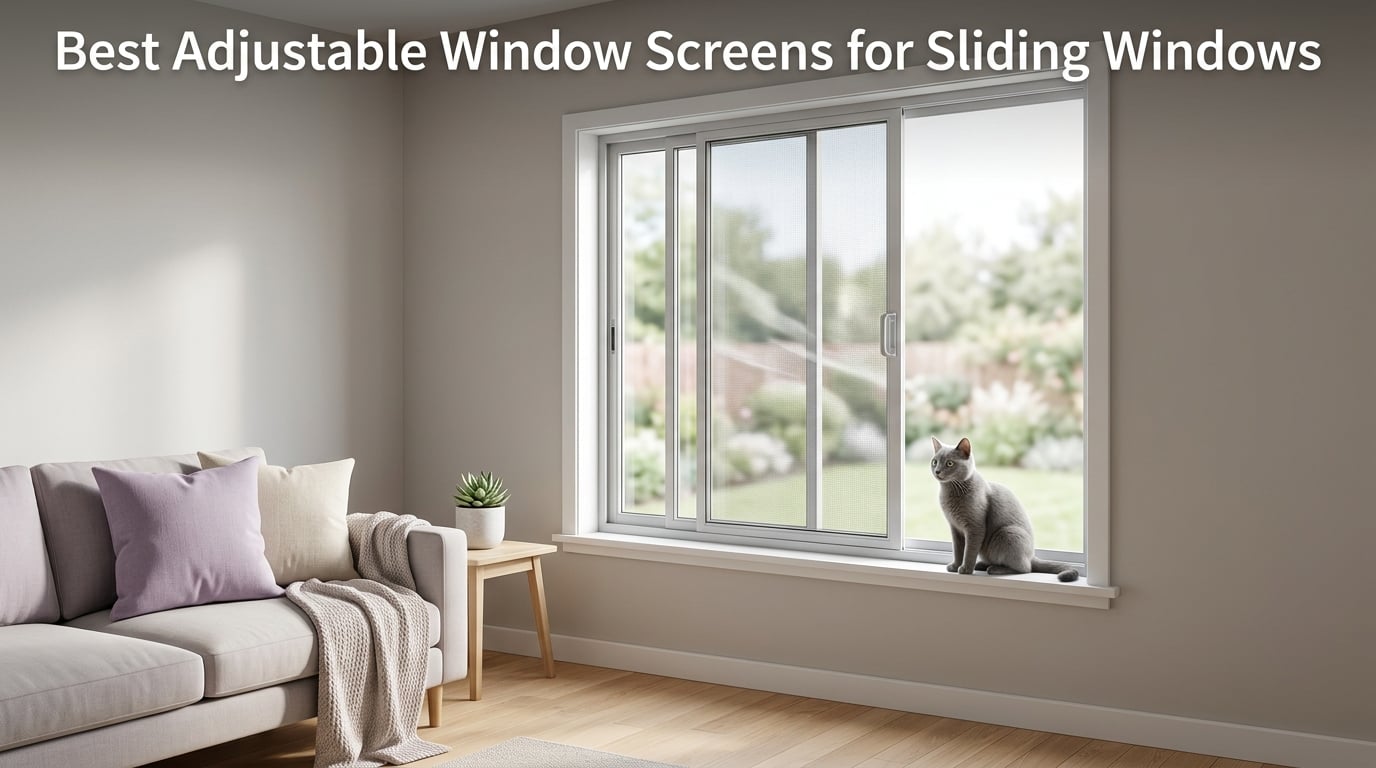 Best Adjustable Window Screens for Sliding Windows