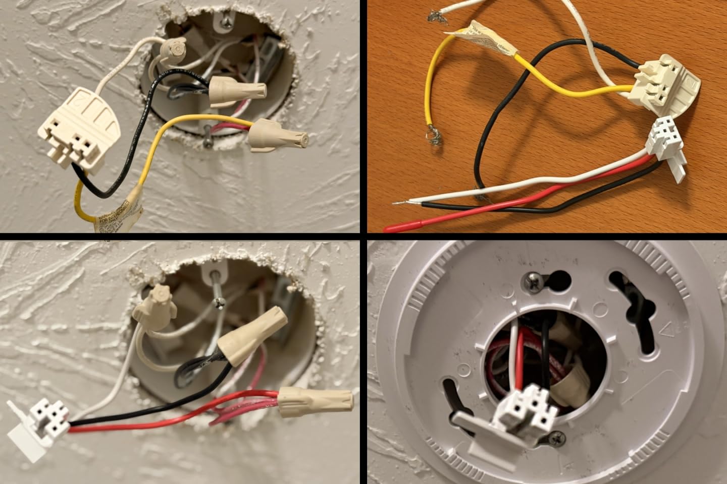 Kidde 21007588 Hardwired Interconnectable 120-Volt Smoke Alarm with Battery Backup, 4-Pack customer photo 2