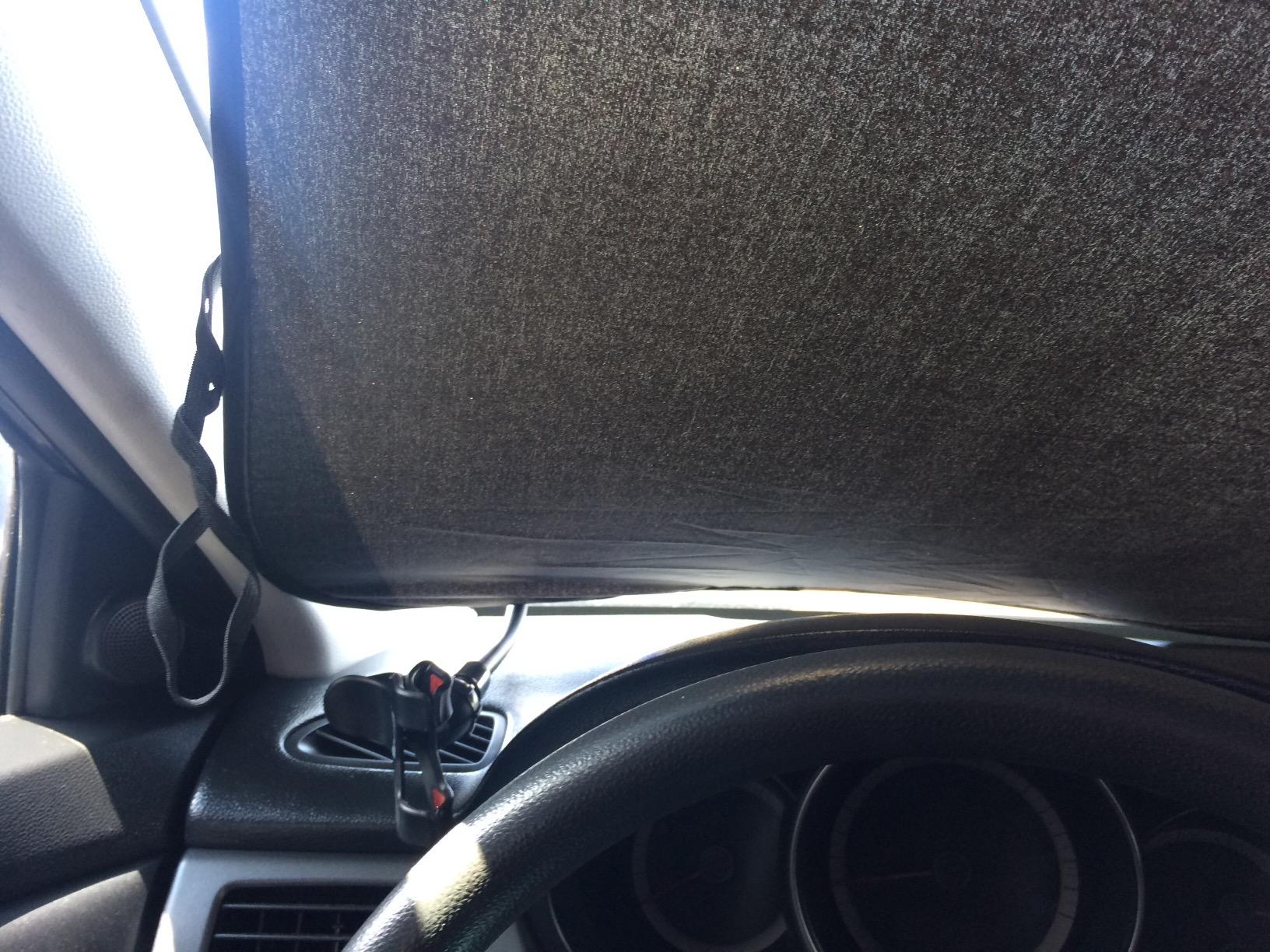 EzyShade Car Windshield Sun Shade. See Vehicle Size-Chart. Medium (M) Size customer photo 2