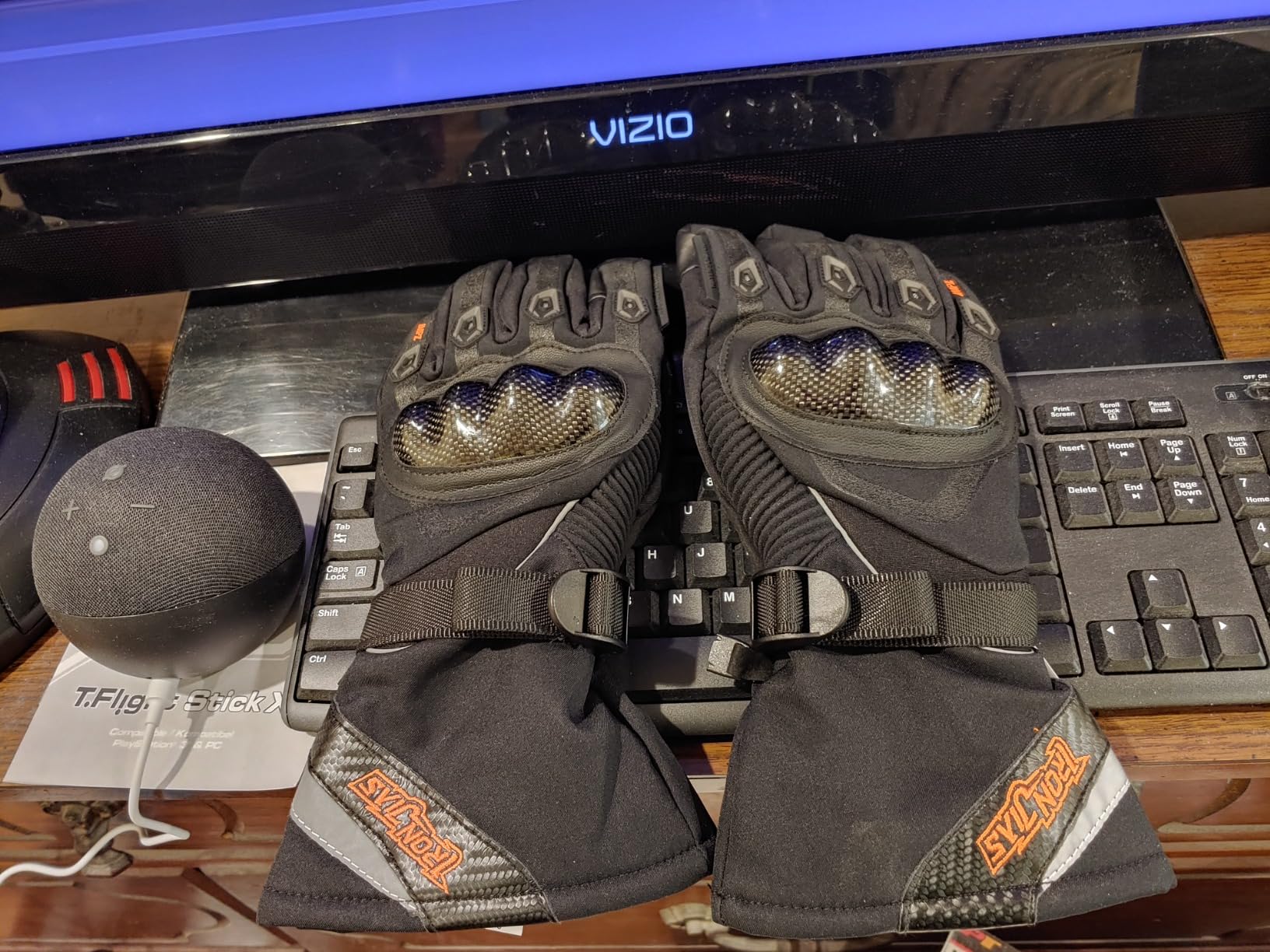 BORLENI Winter Motorcycle Gloves for Men Touchscreen CE Level 1 KP customer photo 1