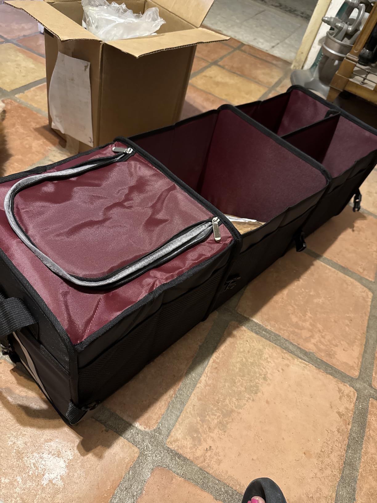K KNODEL Trunk Organizer Storage with Cooler for Car and SUV (Large, Black) customer photo 1