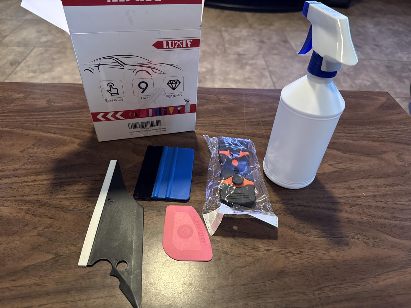 Luxiv Car Window Tint Application Tool Kit, 9P Glass Film Installing Tool customer photo 2