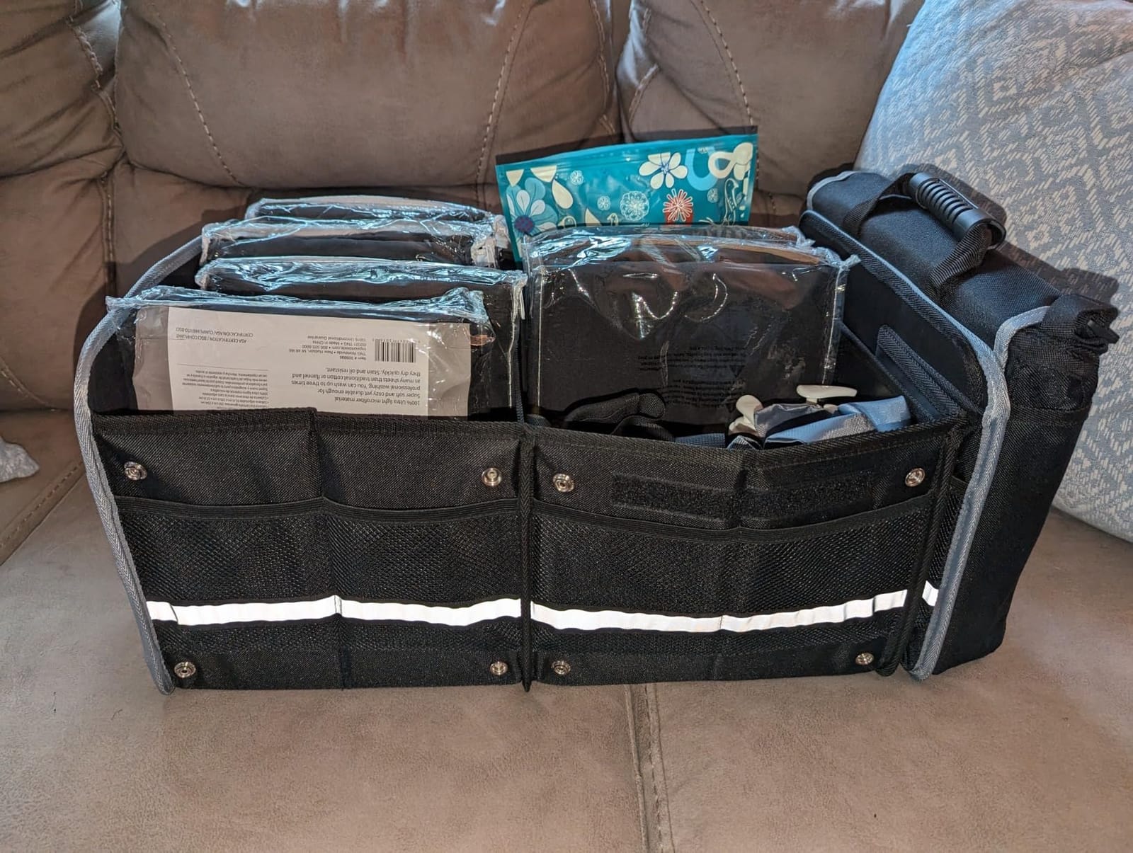 Farasla Waterproof Car Trunk Organizer with Cooler Bag customer photo 2
