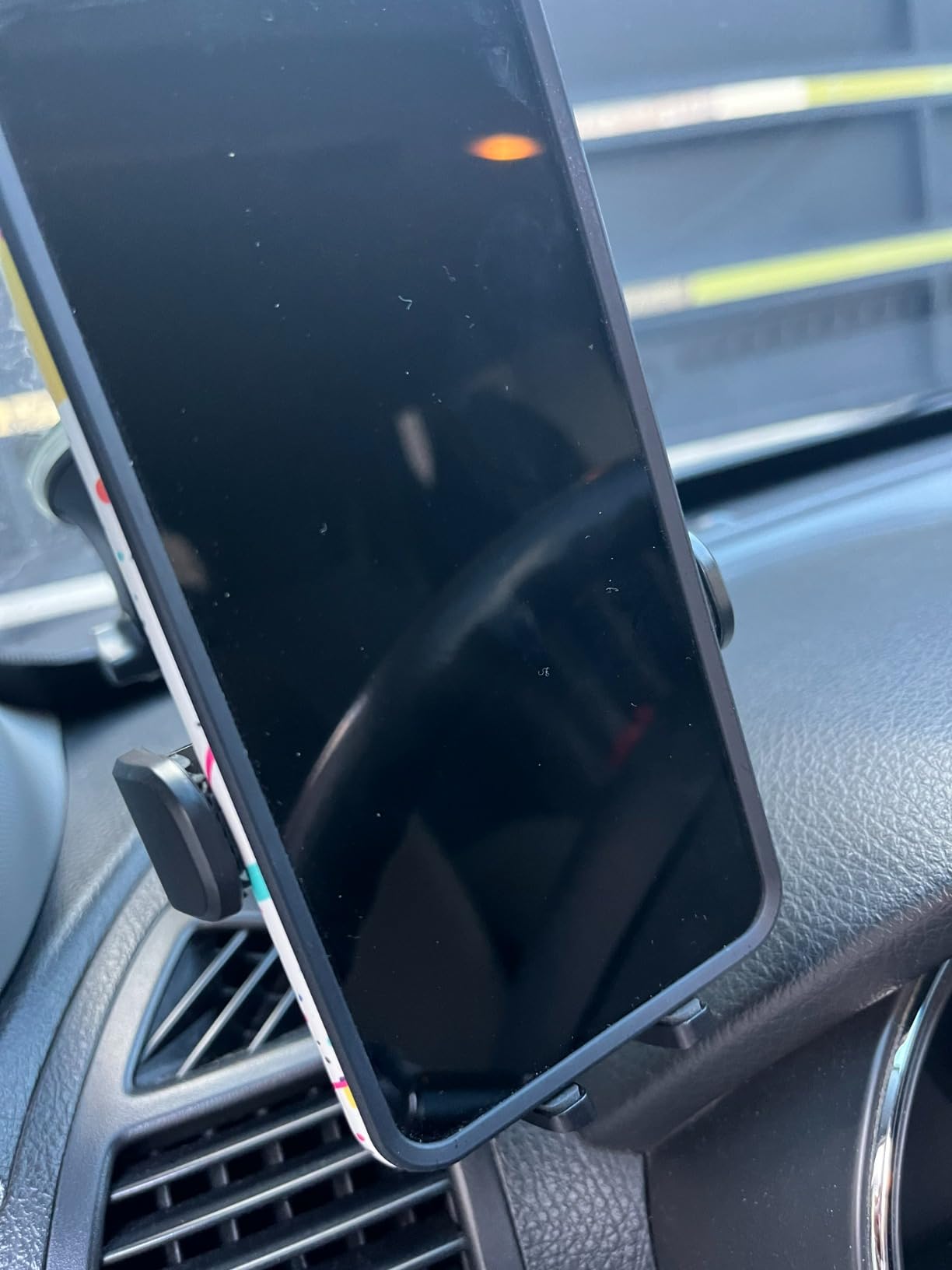 OQTIQ Suction Cup Car Phone Mount for Dashboard and Windshield, Vent Clip customer photo 2