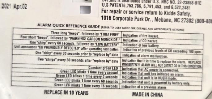 Kidde Hardwired Smoke & Carbon Monoxide Detector, Battery Backup, Interconnectable, LED Warning Light Indicators customer photo 2