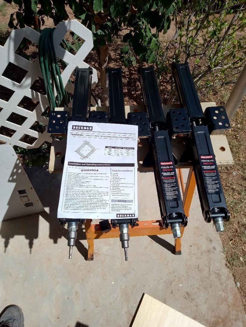 ROCKMAN RV Trailer Stabilizer Scissor Jacks 24