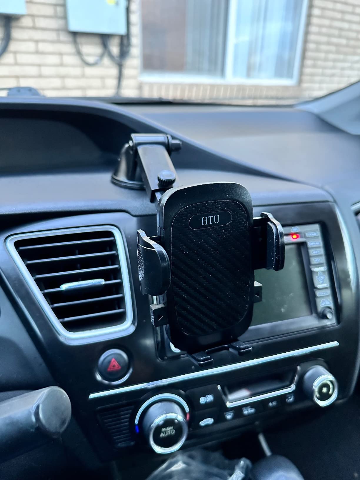 2026 Ultimate Best【True Military-Grade & Safety Cert】Car Phone Holder HTU【Upgraded 360° Rotation & 100LBS Strongest Suction】5-in-1 Truck Windshield Dashboard Vent Mount Stand for iPhone Android, Black customer photo 2