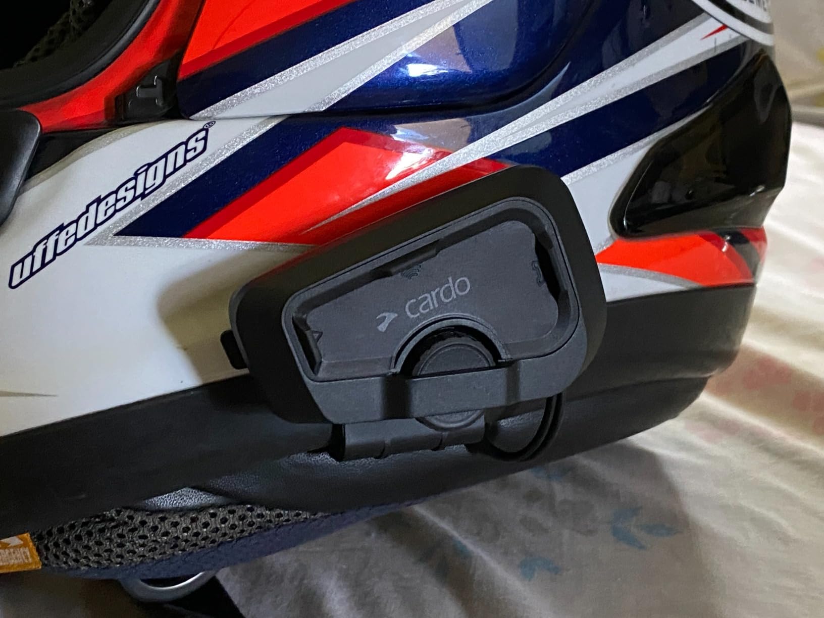 Cardo Systems FREECOM 2X Motorcycle 2-Way Helmet Bluetooth Communication System Headset Intercom, Universal Bluetooth Connectivity, Waterproof, 40mm Speakers - Dual Pack customer photo 1
