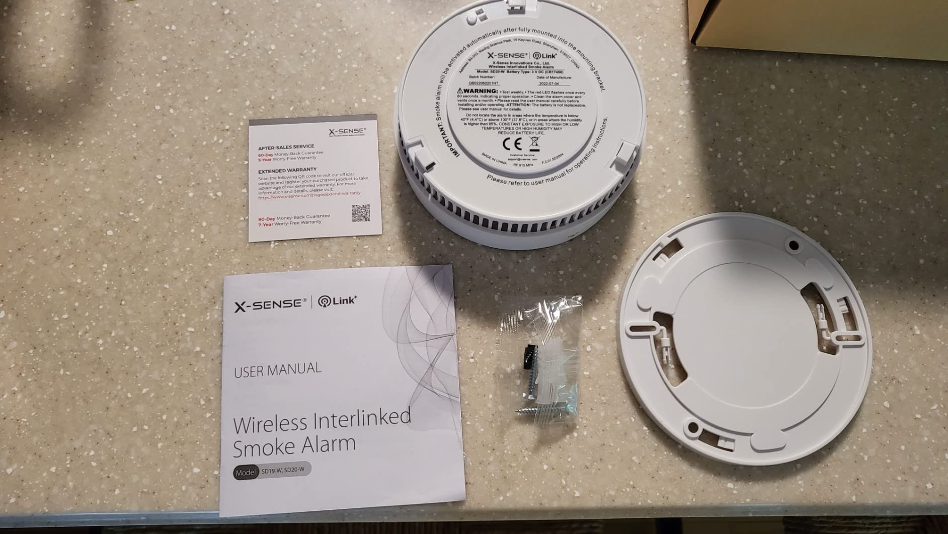X-Sense Interconnected Smoke Detector, 10-Year Battery, SD20-W, 6-Pack customer photo 2