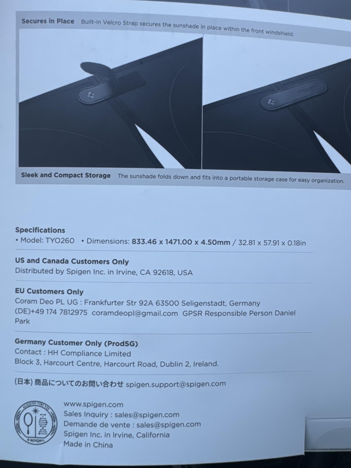 Spigen ZeroGap Windshield Sunshade for All Tesla Model Y & 3 customer photo 2