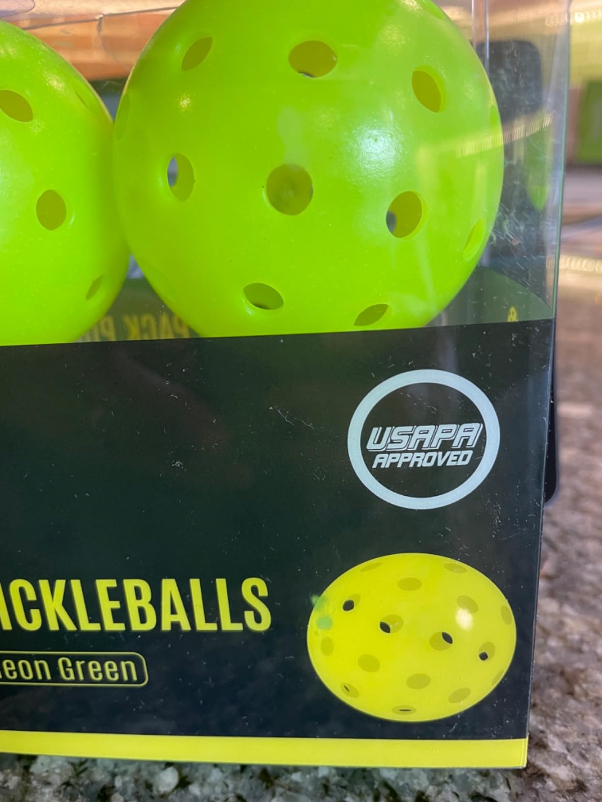 Vigel Premium Outdoor Pickleball Balls Set of 4-12, USAPA Approved Tournament and Competition Play, Perfectly Balanced, High Bounce True Flight, Durable, 40 Hole Pickleball, Ideal for All Skill Levels customer photo 1