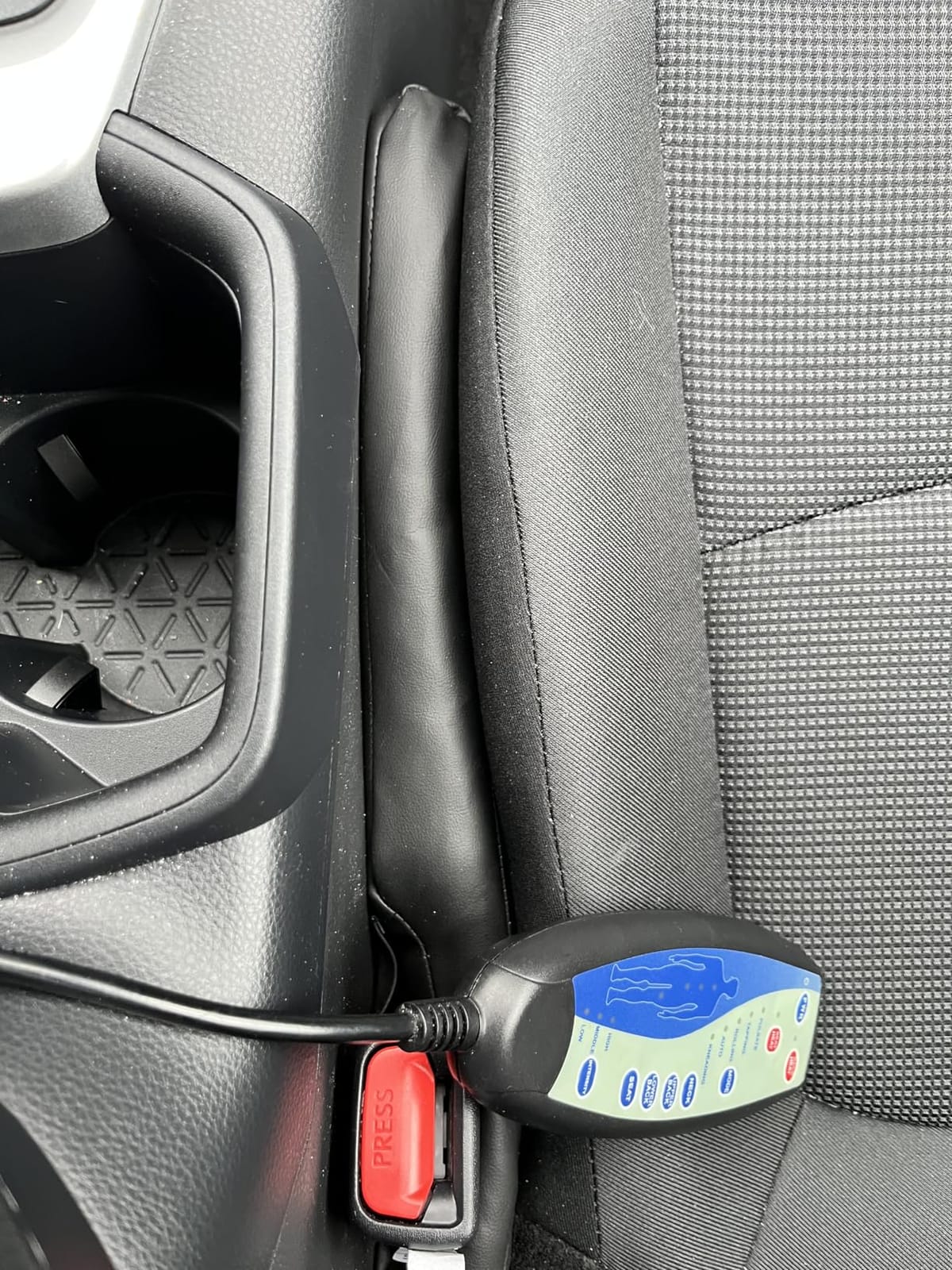 Leather Car Seat Gap Filler Universal for Car Truck SUV to Block The Gap Between Seat and Console Stop Things from Dropping 2 Sets Black customer photo 1