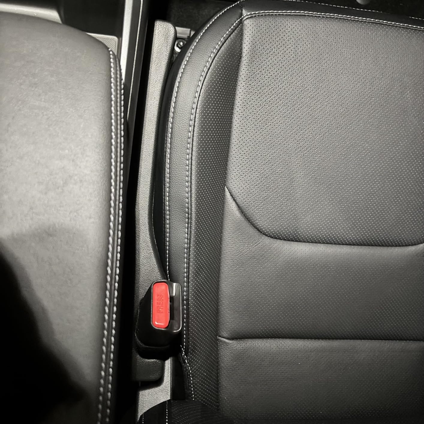 Hiseanllo Car Seat Gap Filler 2 Pack, Universal Fit PU Leather Car Seat Gap Plug to Fill The Gap Between Seat and Console, Car Seat Crevice Blocker Stop Things from Dropping customer photo 1