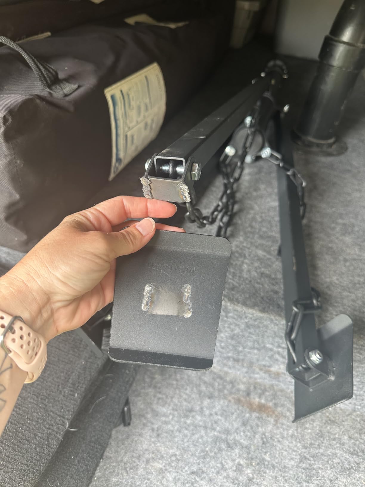 King Pin Tripod Stabilizer Jack for 5th Wheel Trailer Rv, customer photo 1