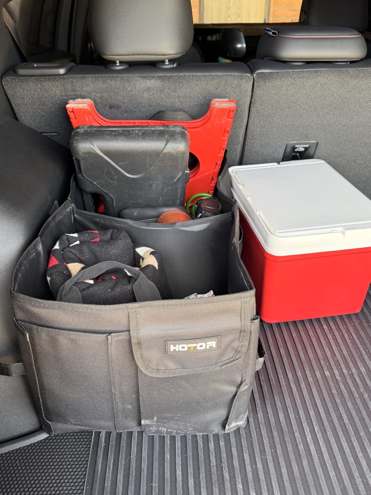 HOTOR Trunk Organizer - Foldable Car Organizer for SUVs & Sedans Storage customer photo 1