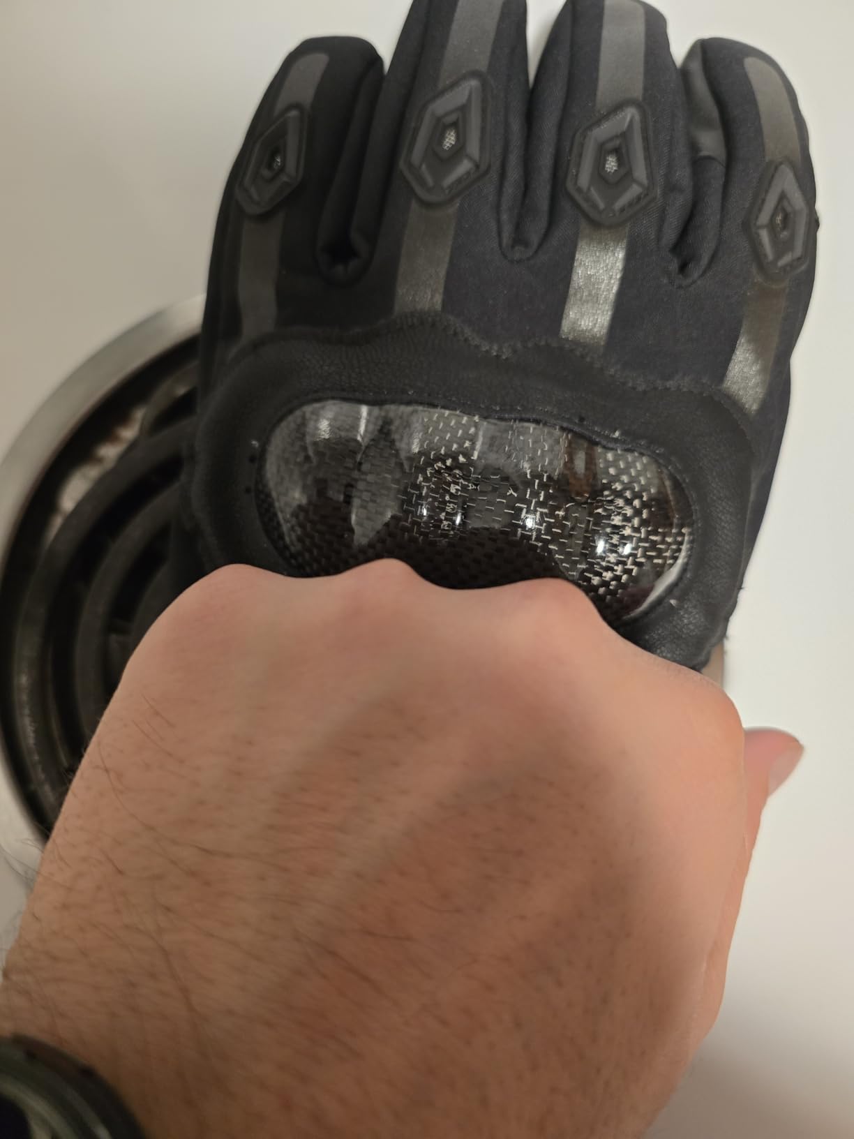 Heated Motorcycle Gloves for Men & Women - 7.4V 3000mAh Rechargeable Batteries, Electric, Touchscreen, Waterproof, Windproof, Non-Slip, Skiing, Cycling, Fishing customer photo 2