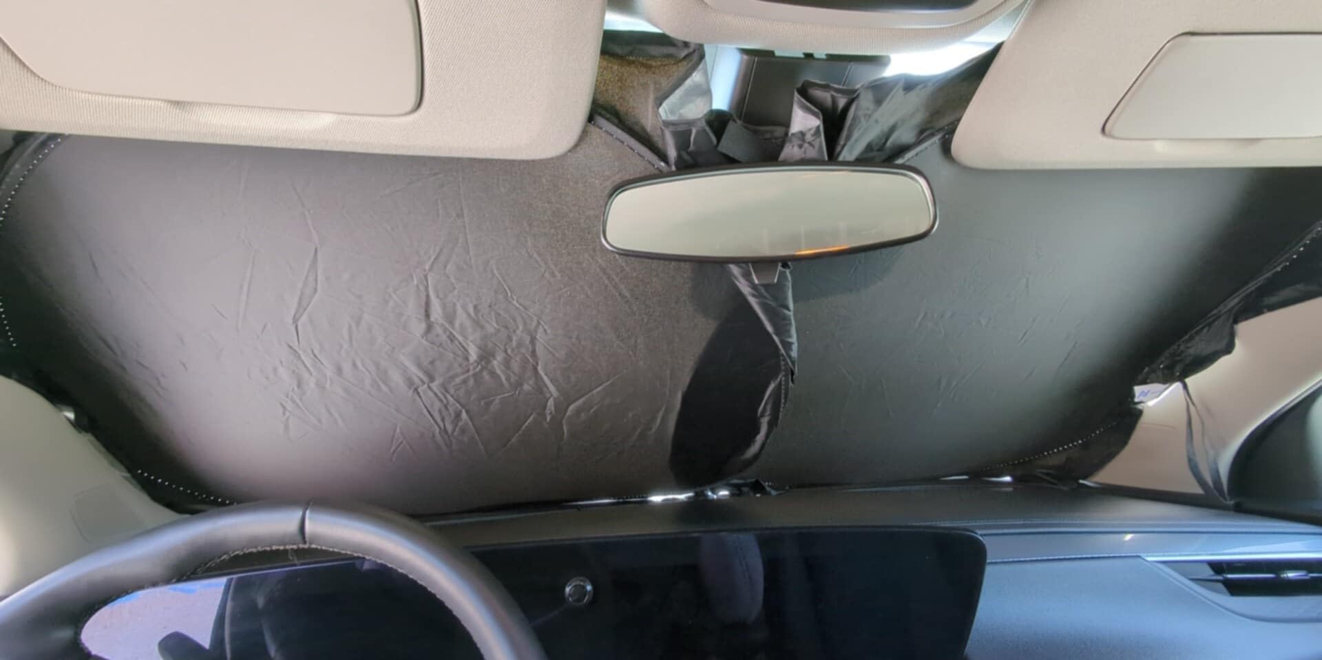 Autovir Windshield Sun Shade, Foldable Car Window Shades, 280T Visor Shade customer photo 2