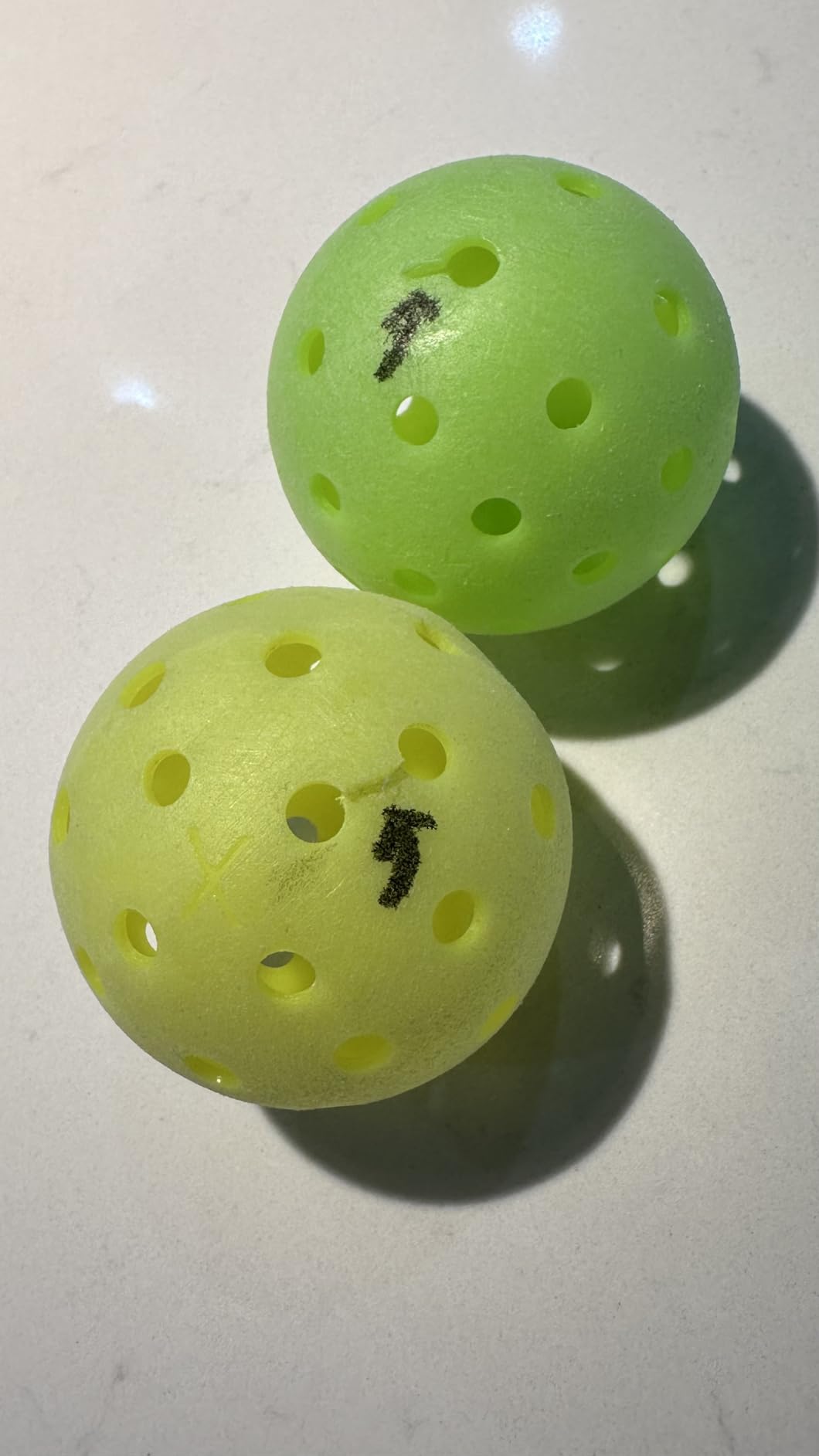 Vulcan | VPRO Flight Outdoor Pickleball Official Ball of the PPA Tour & MLP | 3, 6, 12, 36 & 100 Ball Pack | Hi-Vis Yellow customer photo 1