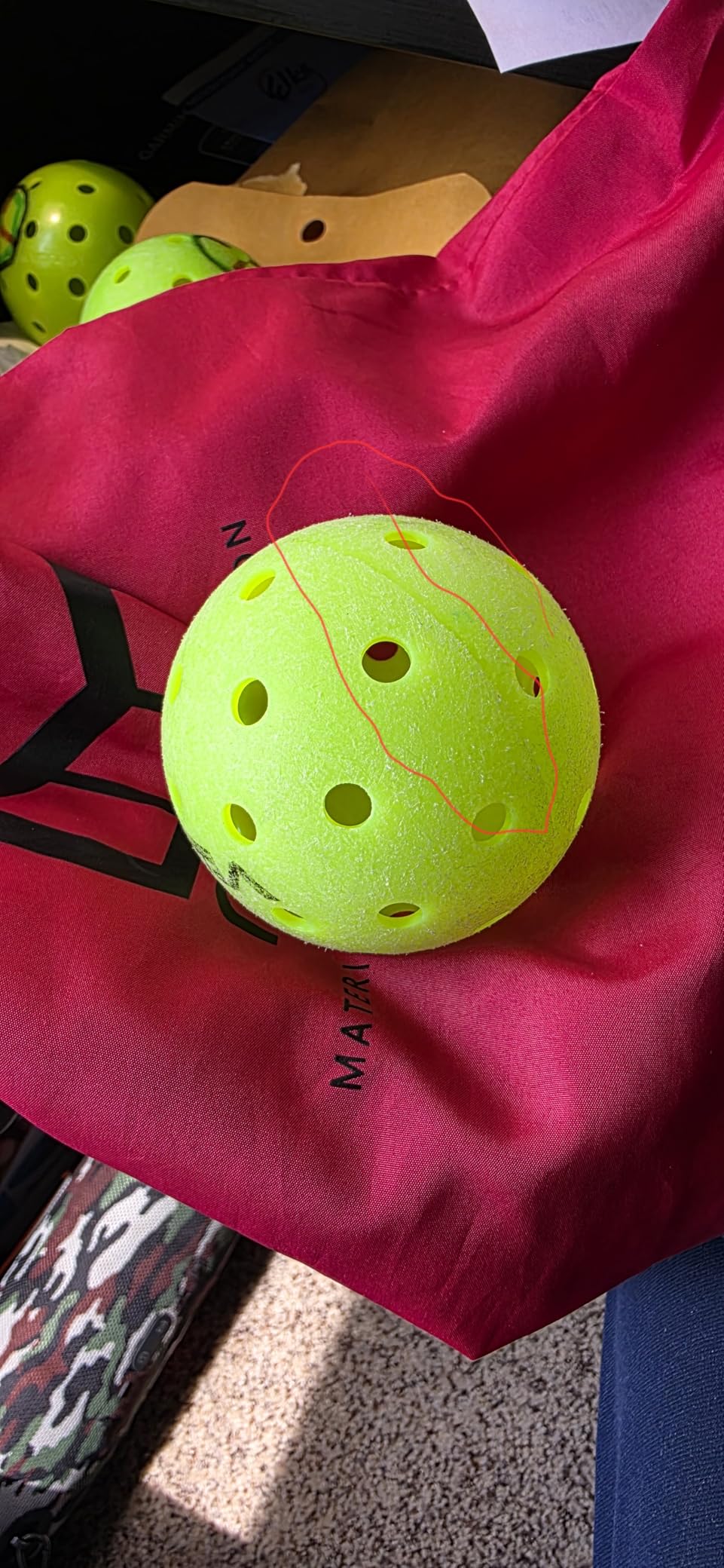 Vulcan | VPRO Flight Outdoor Pickleball Official Ball of the PPA Tour & MLP | 3, 6, 12, 36 & 100 Ball Pack | Hi-Vis Yellow customer photo 2