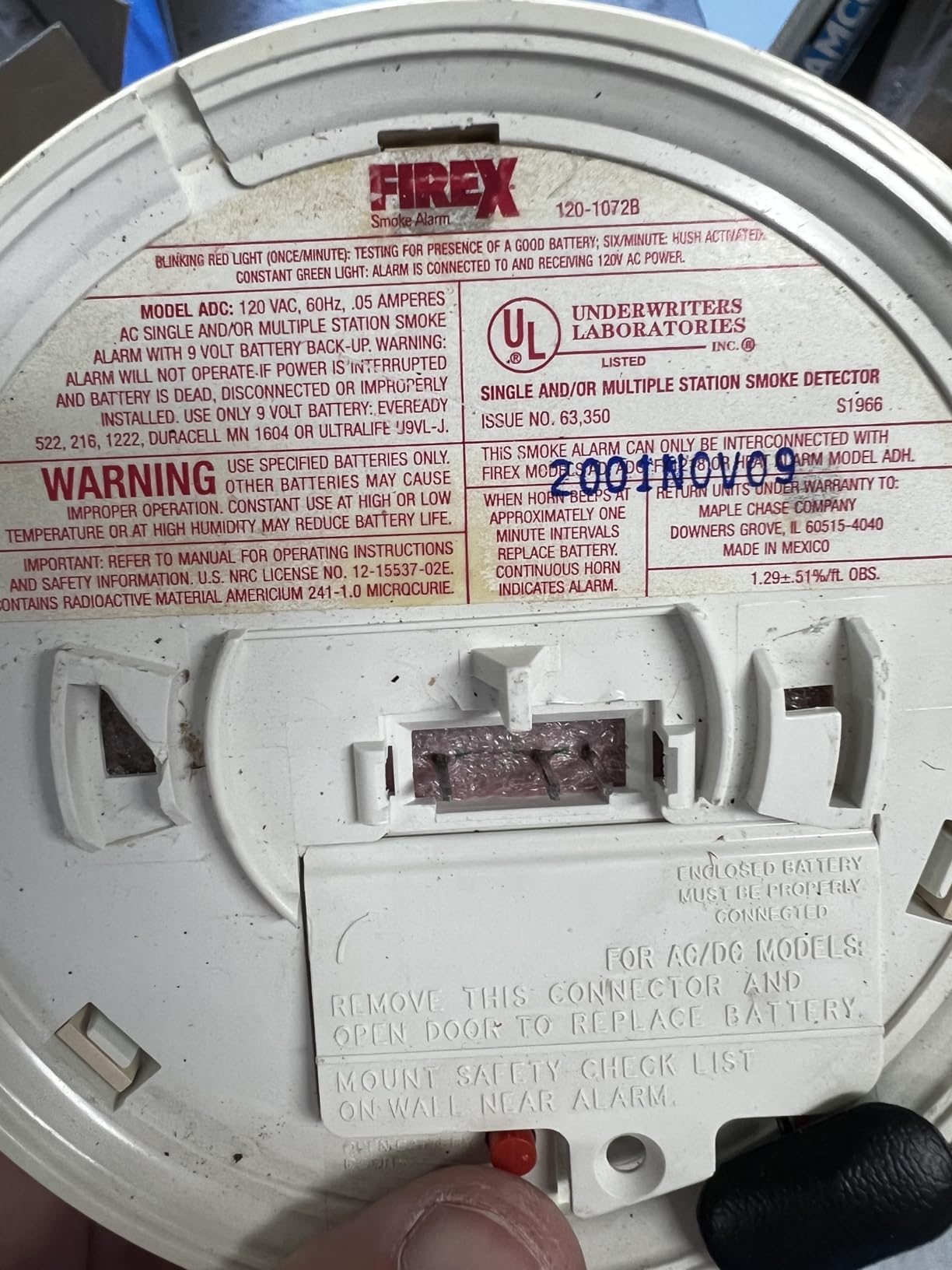Siterlink Hardwired Interconnected Smoke Detectors,Photoelectric Smoke Alarm with 9V Battery Backup,Test/Silence Button, Hard Wired Fire Alarm for Home GS562A 6pack customer photo 1