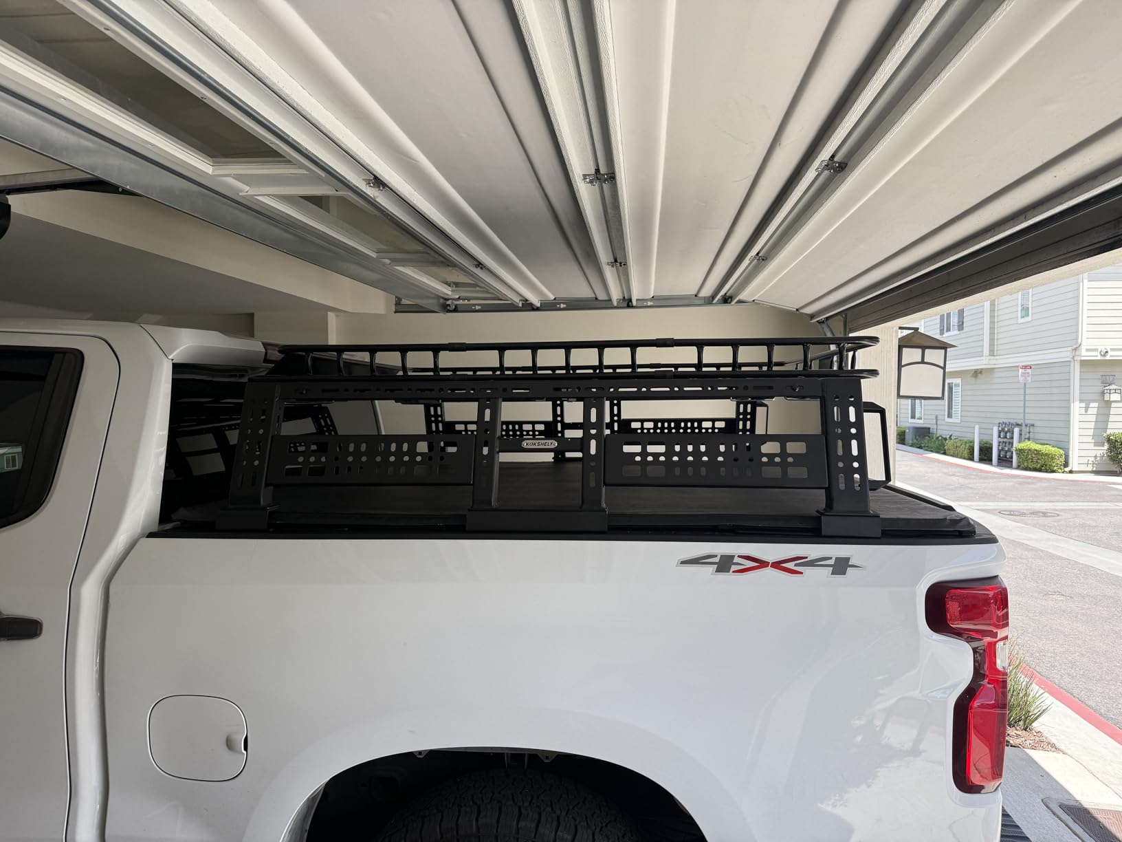 Overland Truck Bed Rack for Full-Size & Mid-Size Pickup Trucks/Overland Bed Racks Truck Cargo Carrier/Tacoma Bed Rack, Fit for Tundra, Ram 1500 & HD, F-Series, Ranger, Silverado, Titan & XD customer photo 2