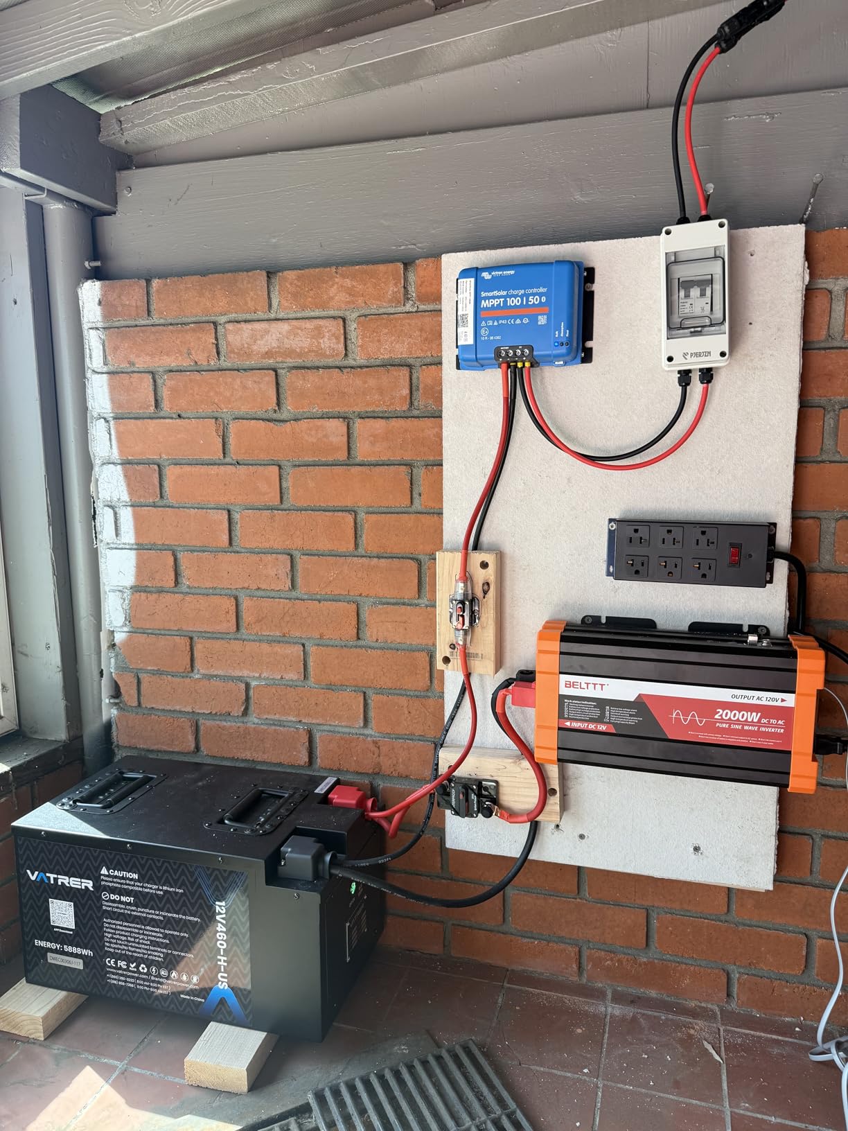 VATRER POWER 12.8V 460Ah Self-Heating LiFePO4 RV Battery, APP Monitoring customer photo 1