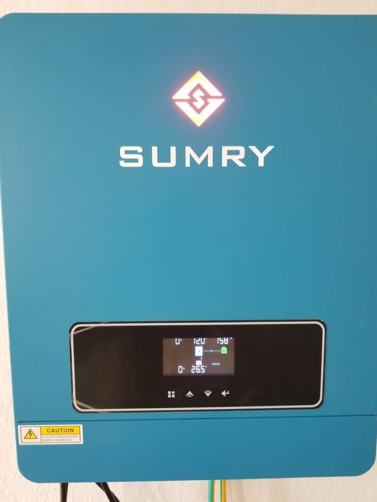 SUMRY Hybrid Solar Inverter Charger 3600W DC24V to AC110V Voltage Converter customer photo 1