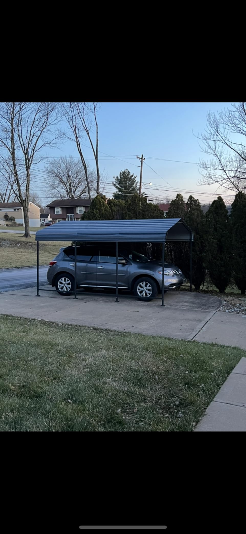 AirWire 20x20 FT Metal Carport Canopy with Reinforced Base customer photo 1